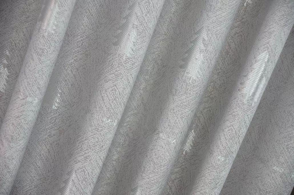 Foulola: Linen Style Polyester Brushed Jacquard Curtain details