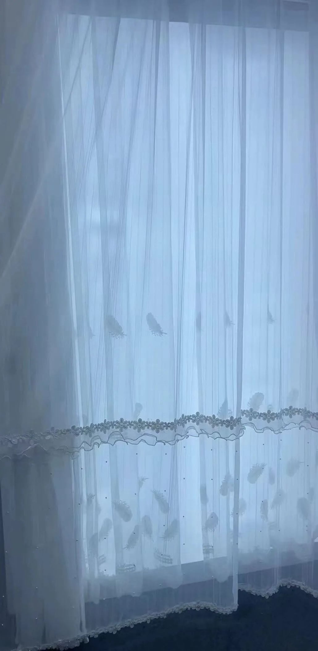 Foulola News:GDBLK/JLZZ/JSNH/QCZC/QJBM/YPMLM#Embroidery Sheers details