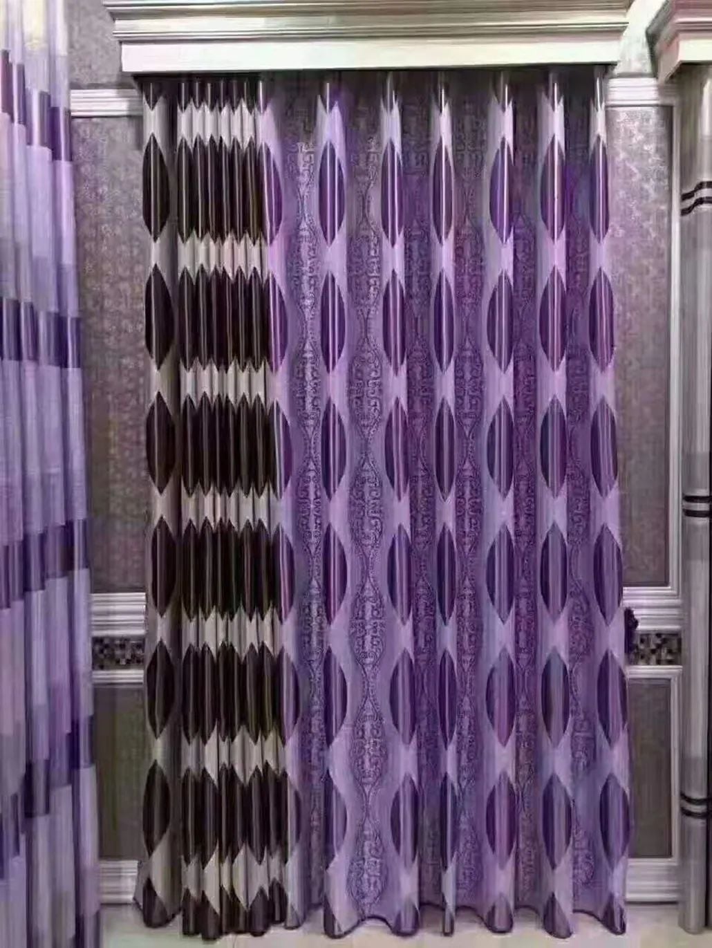 Foulola New Cheap Price Series:JacquardBlackout Curtain 2.8/3.2m factory
