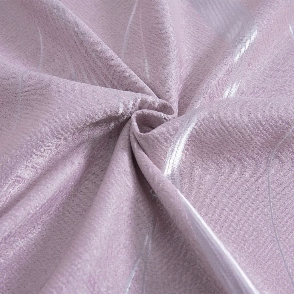 Foulola: Linen Style Polyester Brushed Jacquard Curtain details