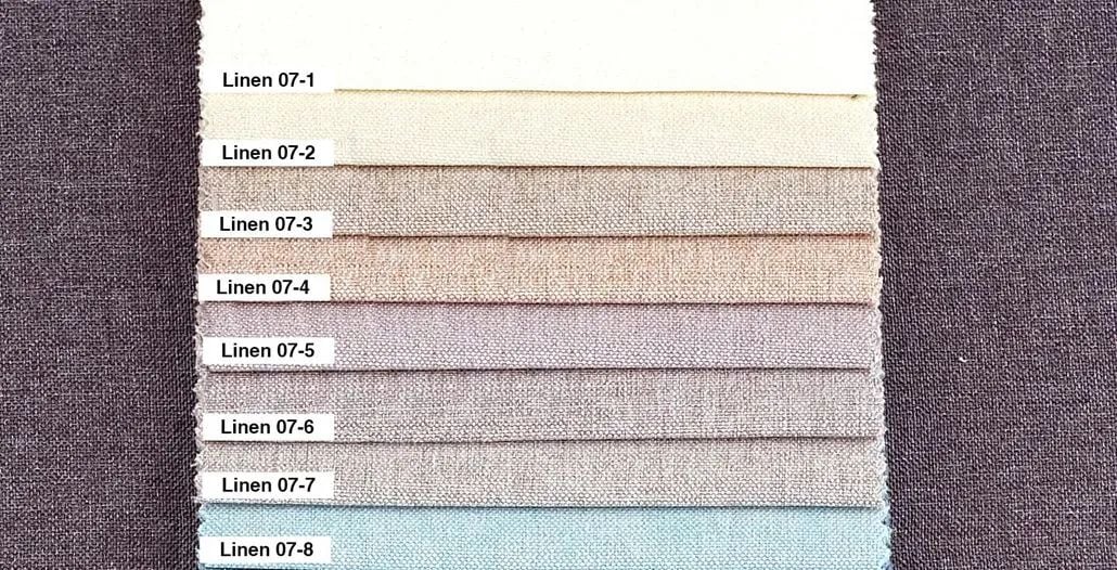 Foulola News:Plain Linen Sofa Fabric 07Series details
