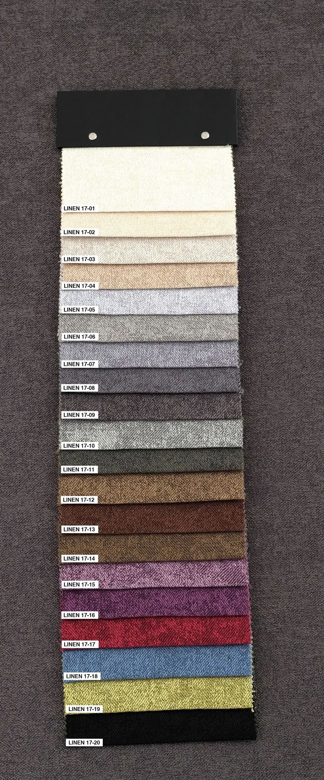 Foulola News：Plain Linen Sofa Fabric - 17 Series details