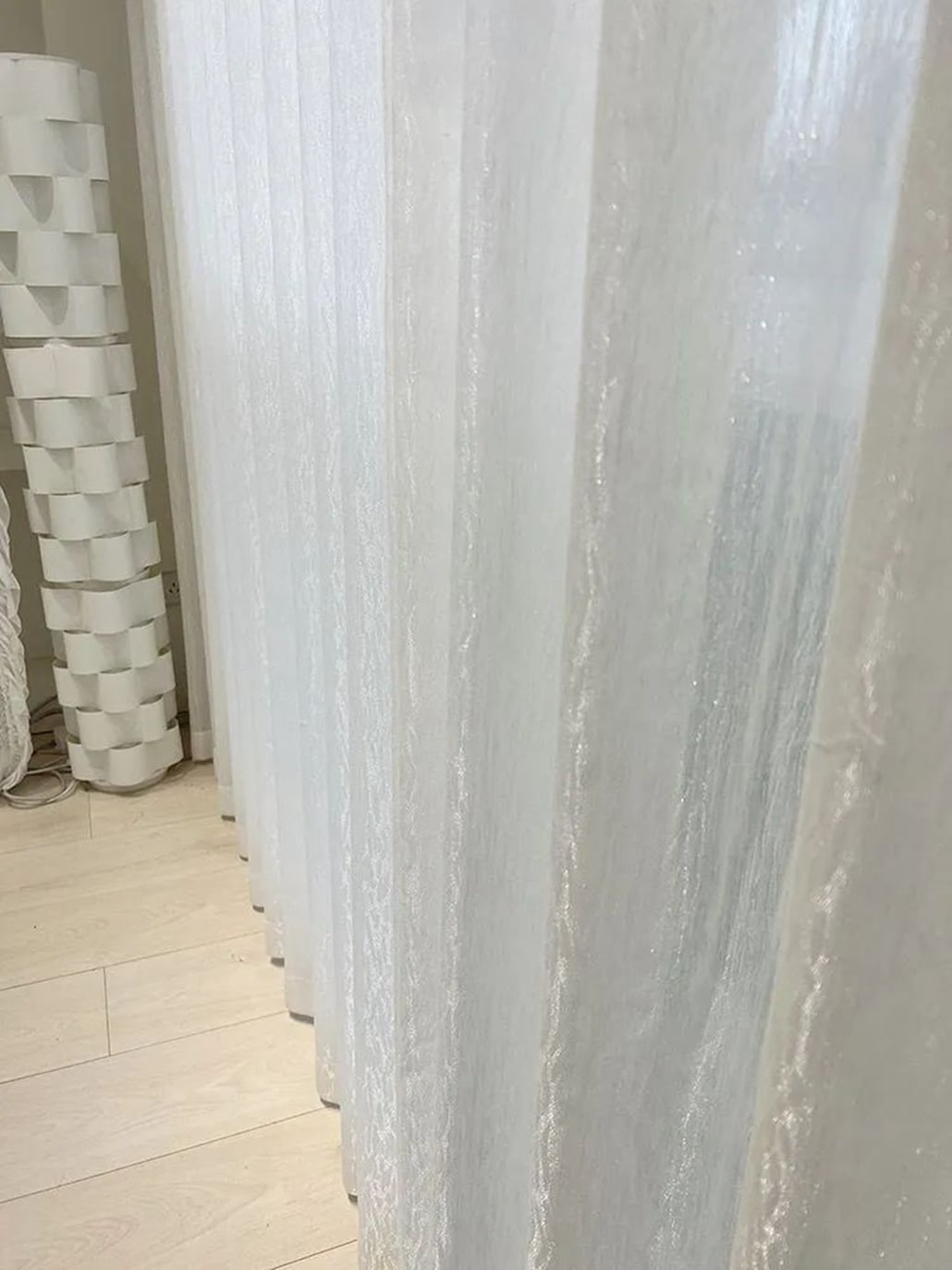 Foulola News:LJS /YHS/NYYMS# Sheer Curtain manufacture