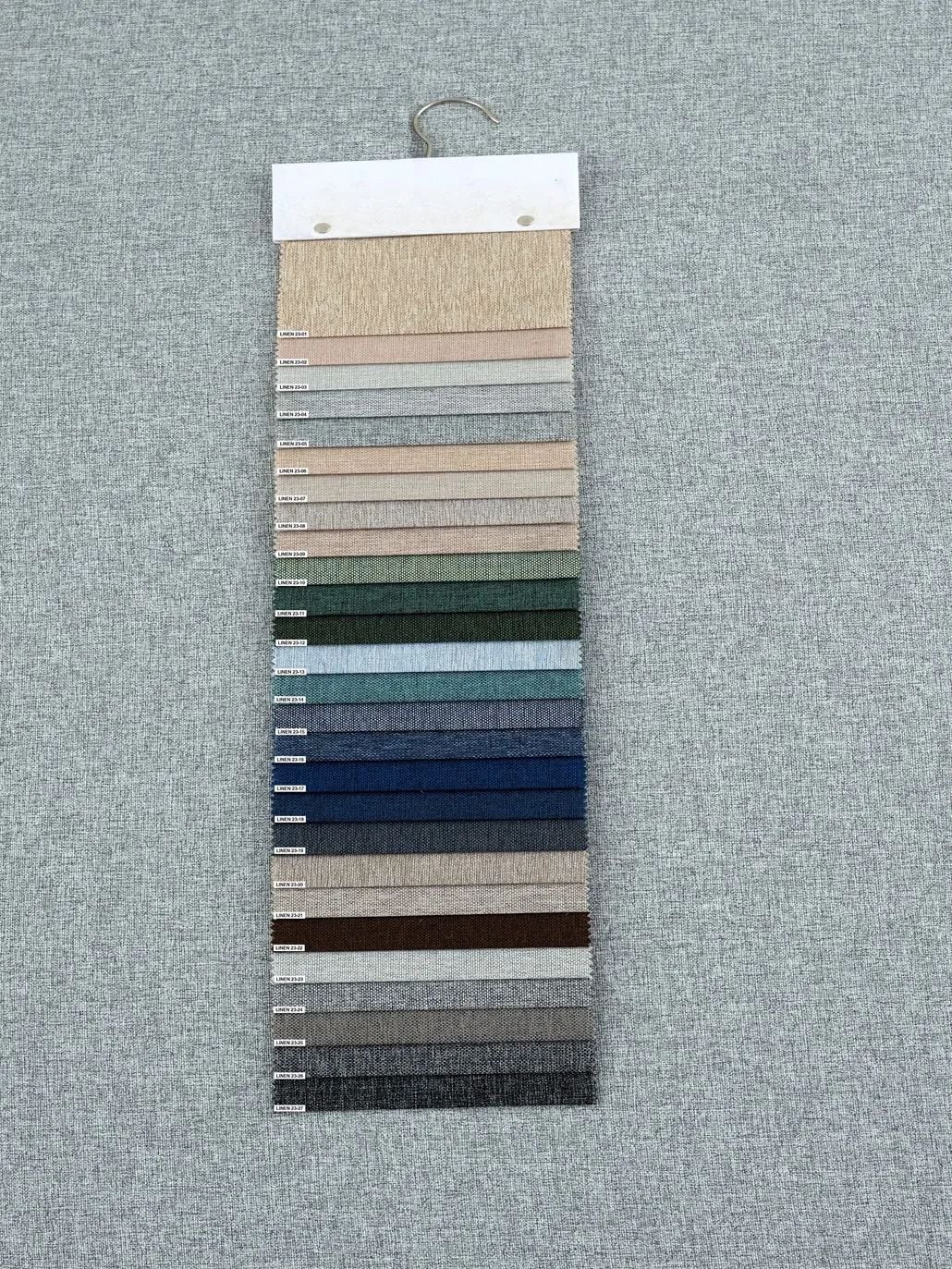 Foulola News:Plain Linen Sofa Fabric-23 Series details