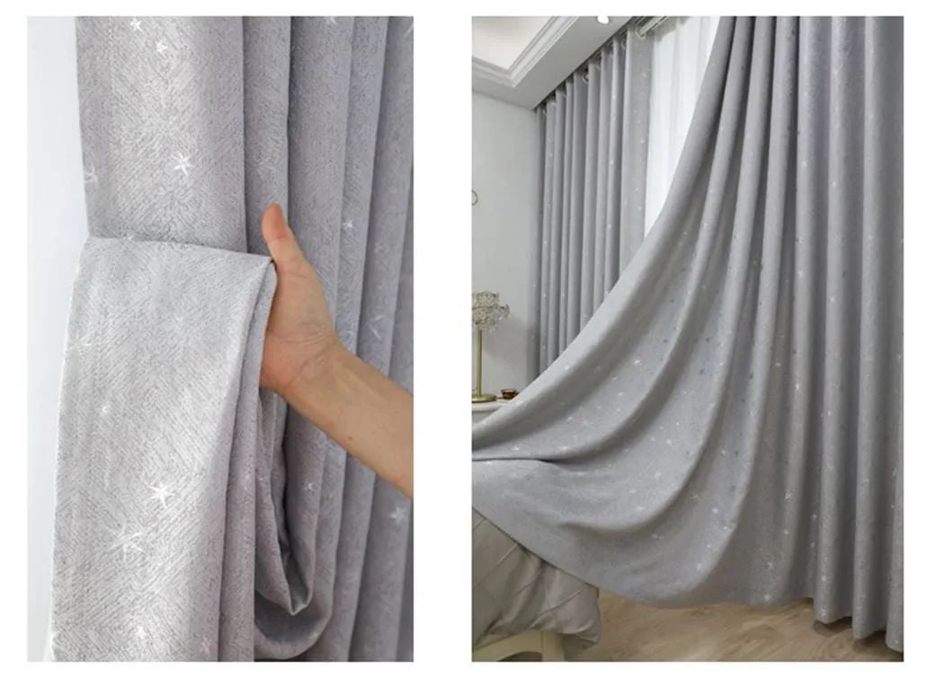 Foulola: Linen Style Polyester Brushed Jacquard Curtain supplier