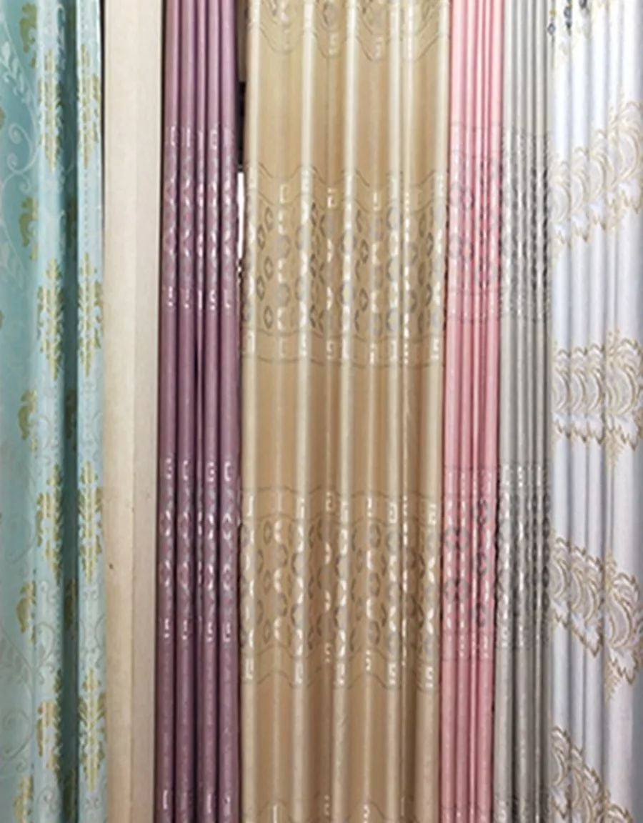 Foulola New Cheap Price Series: Jacquard Cheap Blackout Curtain factory