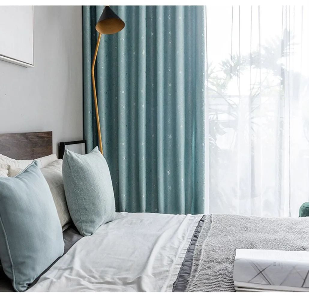 Foulola: Linen Style Polyester Brushed Jacquard Curtain details