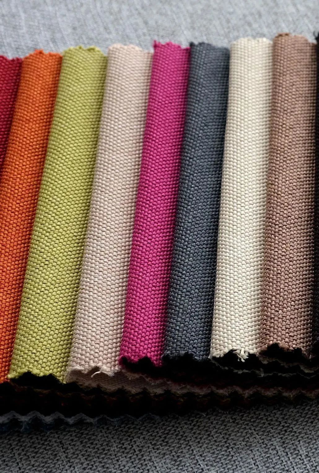 Foulola News:Plain Linen Sofa Fabric 05 Series details