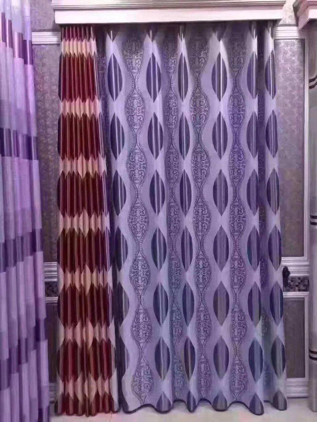 Foulola New Cheap Price Series:JacquardBlackout Curtain 2.8/3.2m details