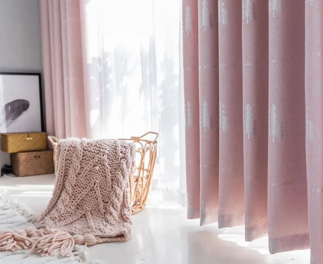 Foulola: Linen Style Polyester Brushed Jacquard Curtain supplier