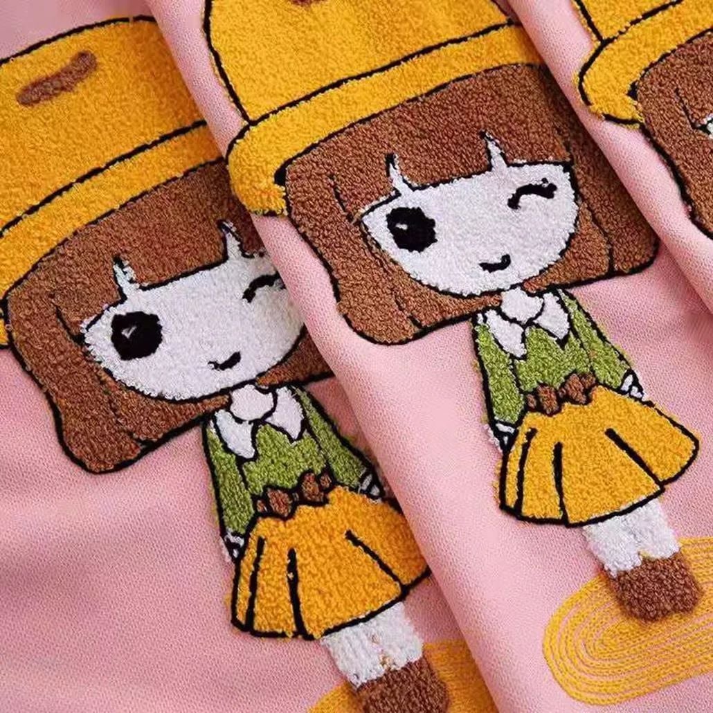 Foulola Cartoon Series: LL/NBT/YLX#, Embroidery Artwork, 700g/m supplier