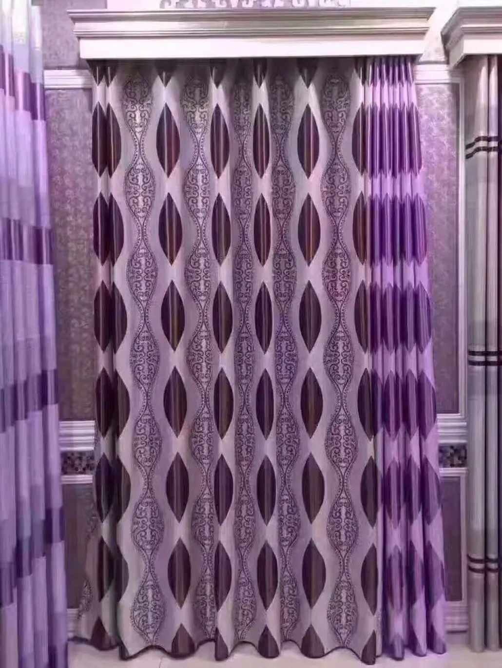 Foulola New Cheap Price Series:JacquardBlackout Curtain 2.8/3.2m details