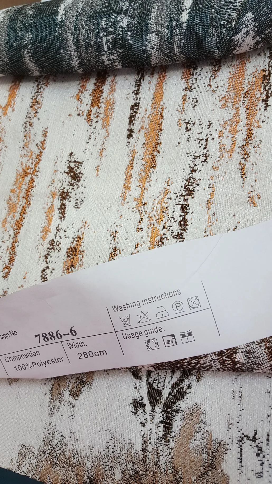 Foulola News:Luxury Jacquard 7885 Series Vivid Decorative Fabric details