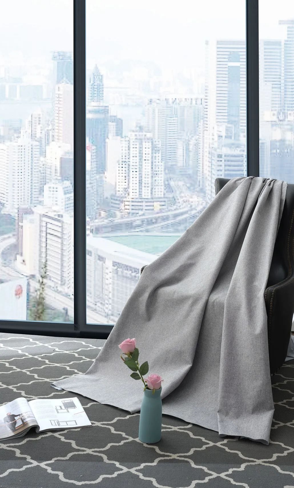 Foulola News:Plain Linen Cotton Sofa Fabric, Linen-04 manufacture