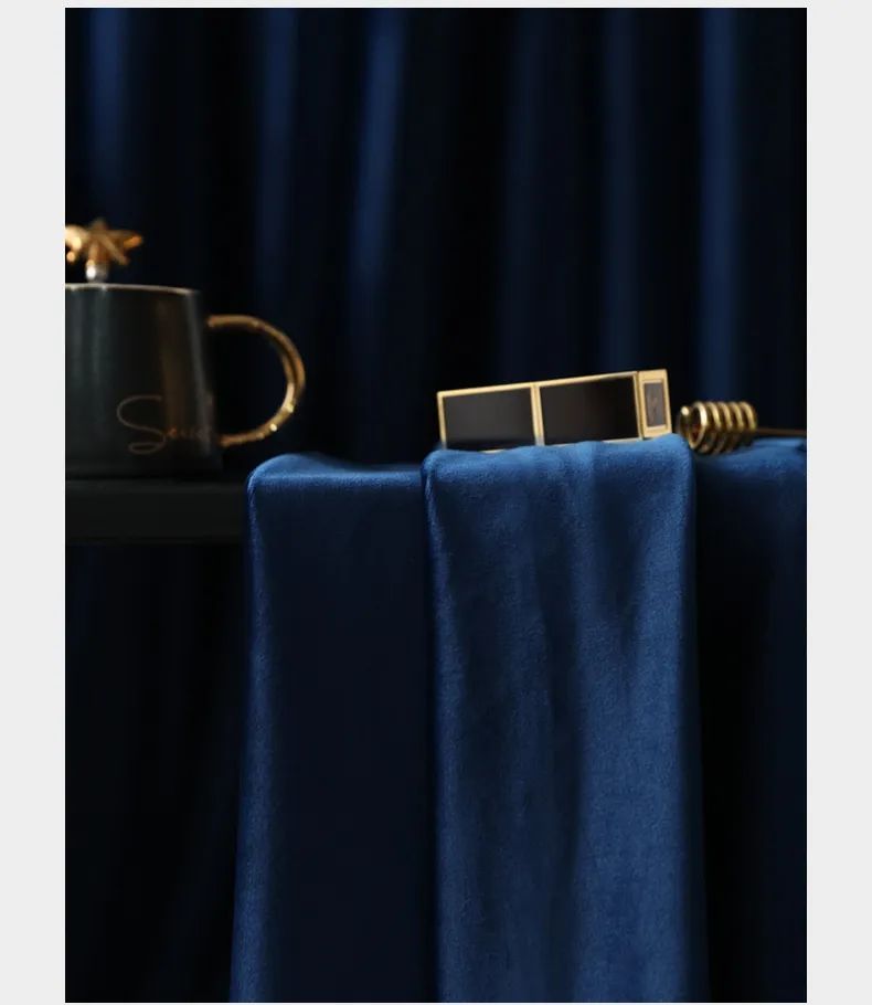 Foulola:120#Series Blackout dutch holland Velvet Curtain manufacture