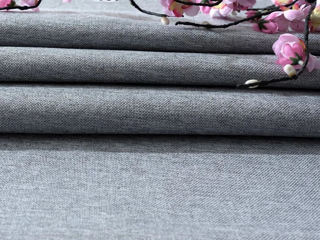 Foulola News:Plain Linen Cotton Sofa Fabric, Linen-04 details