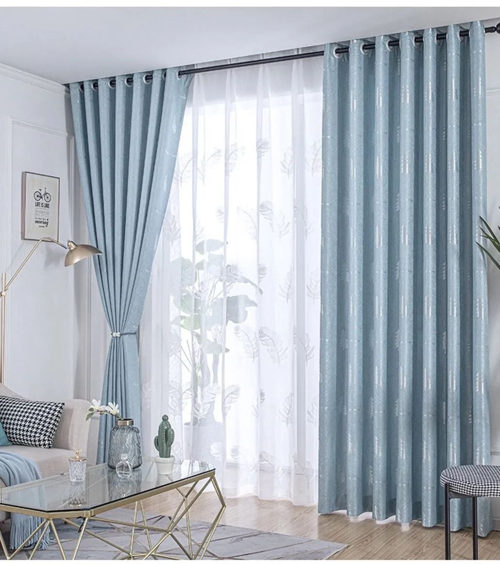 Foulola: Linen Style Polyester Brushed Jacquard Curtain supplier