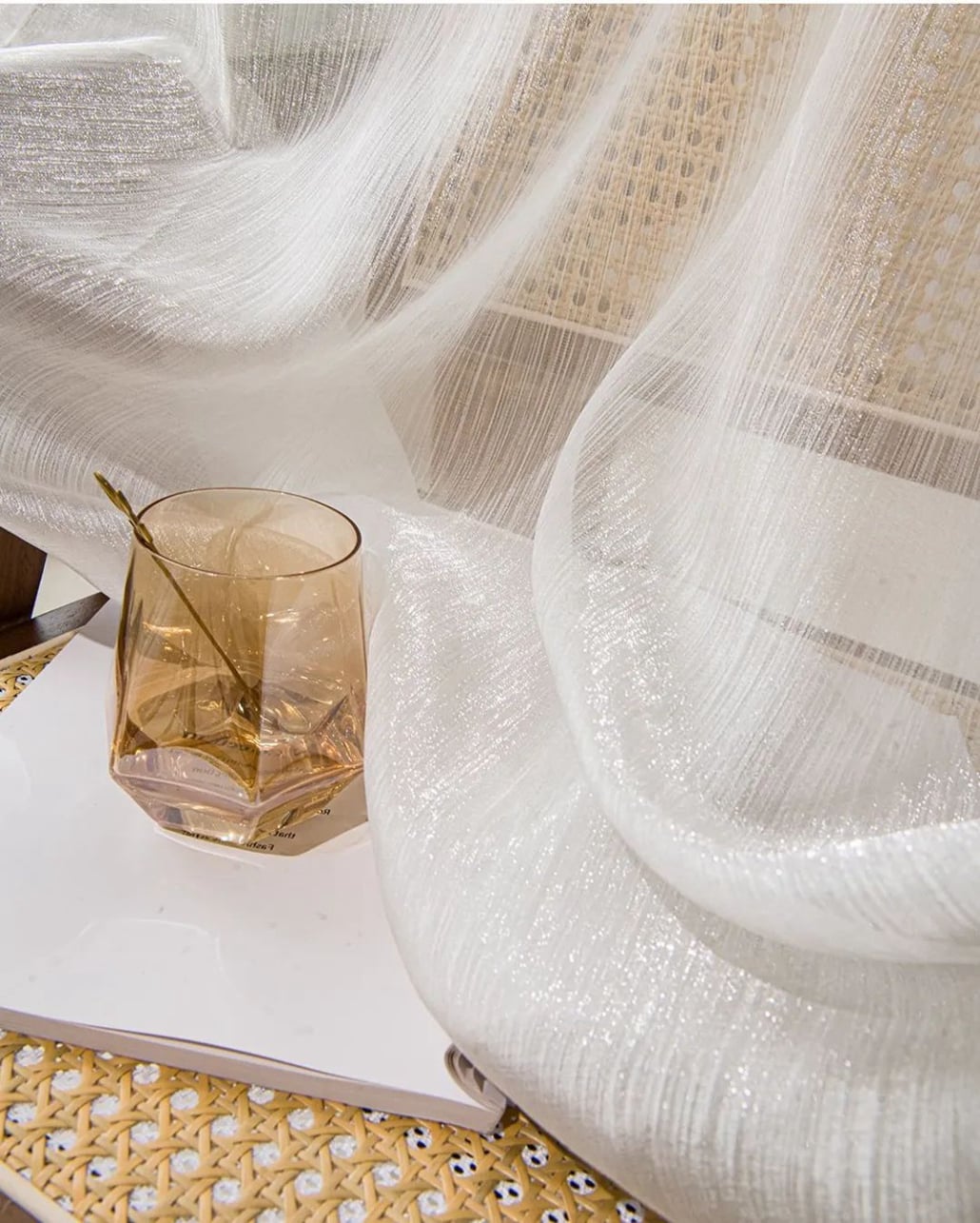 Foulola News:LJS /YHS/NYYMS# Sheer Curtain details