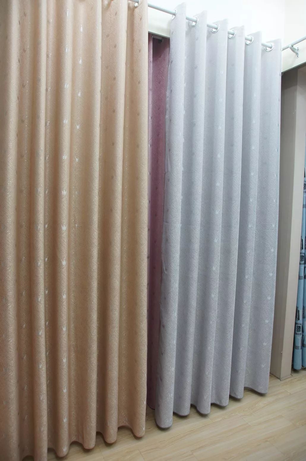 Foulola: Linen Style Polyester Brushed Jacquard Curtain manufacture