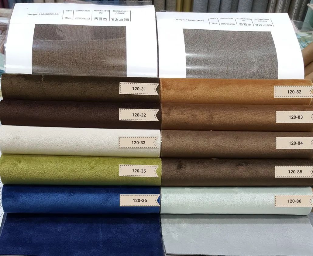 Foulola:120#Series Blackout dutch holland Velvet Curtain details