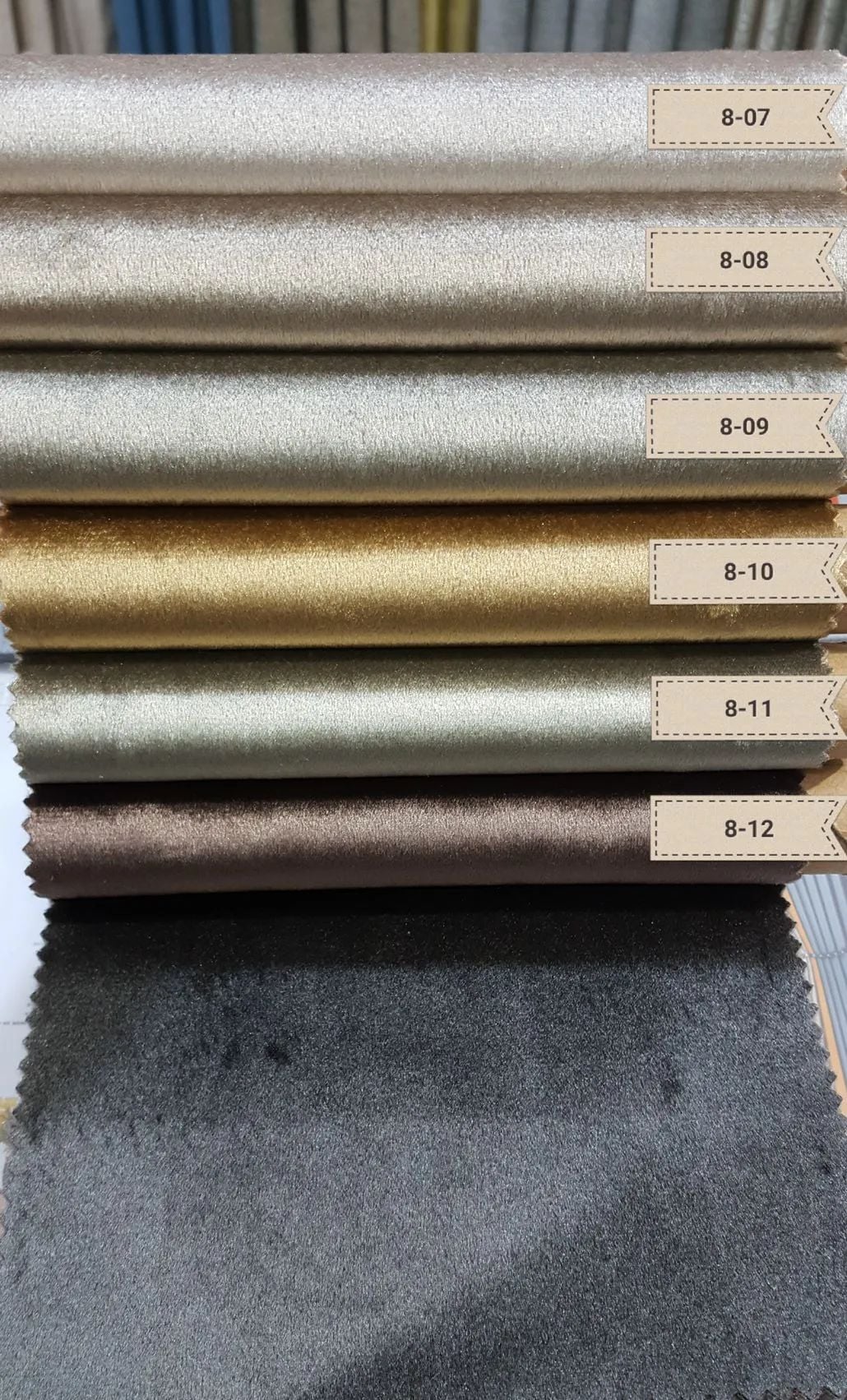 Foulola: YDL Series ltalian Velvet Curtain Fabric, 2.80m Width details