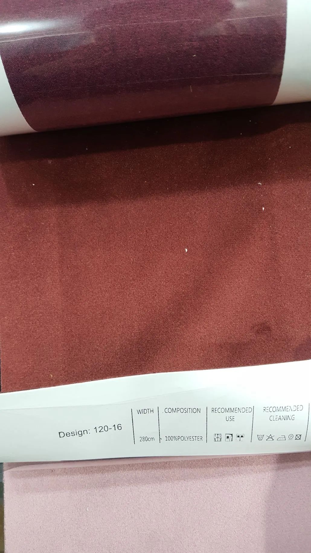 Foulola:120#Series Blackout dutch holland Velvet Curtain details