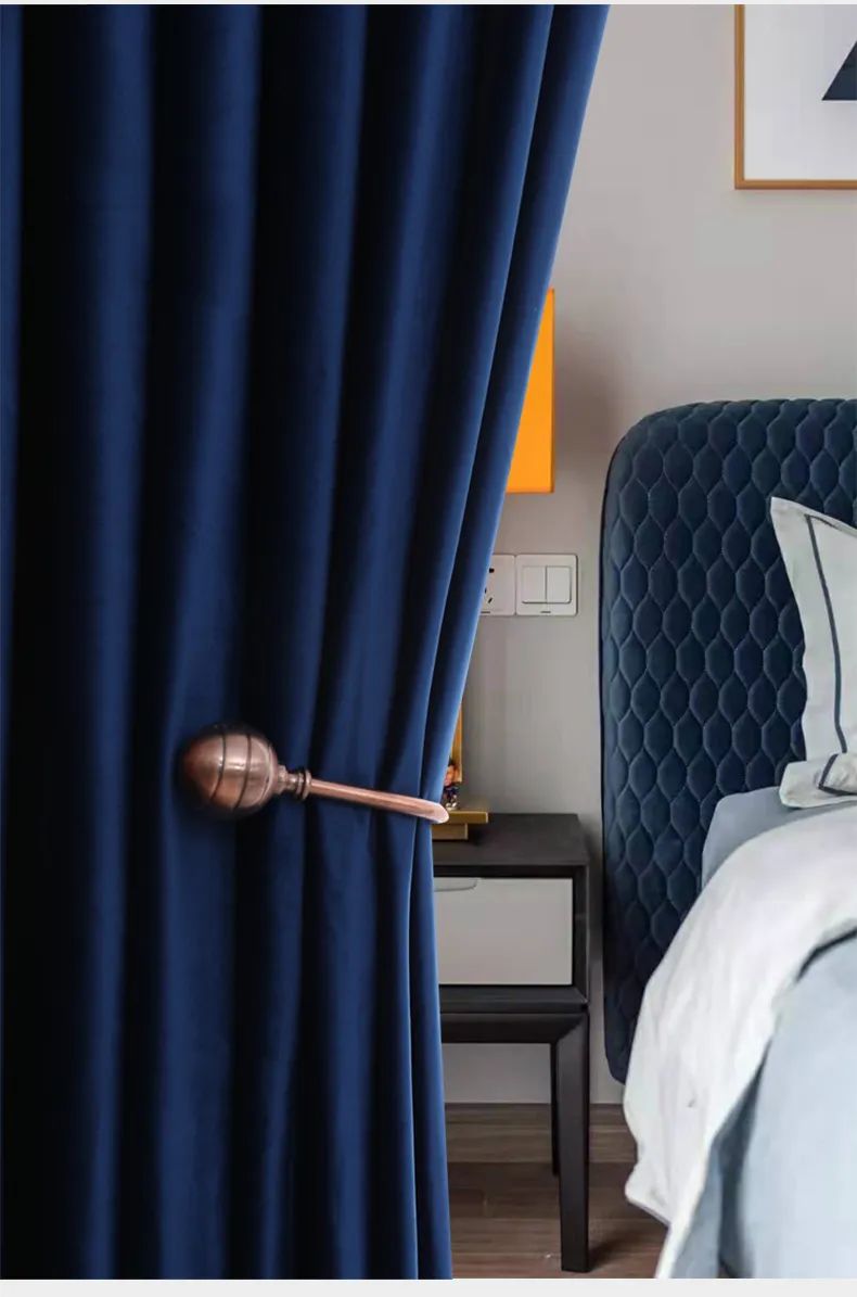 Foulola:120#Series Blackout dutch holland Velvet Curtain supplier