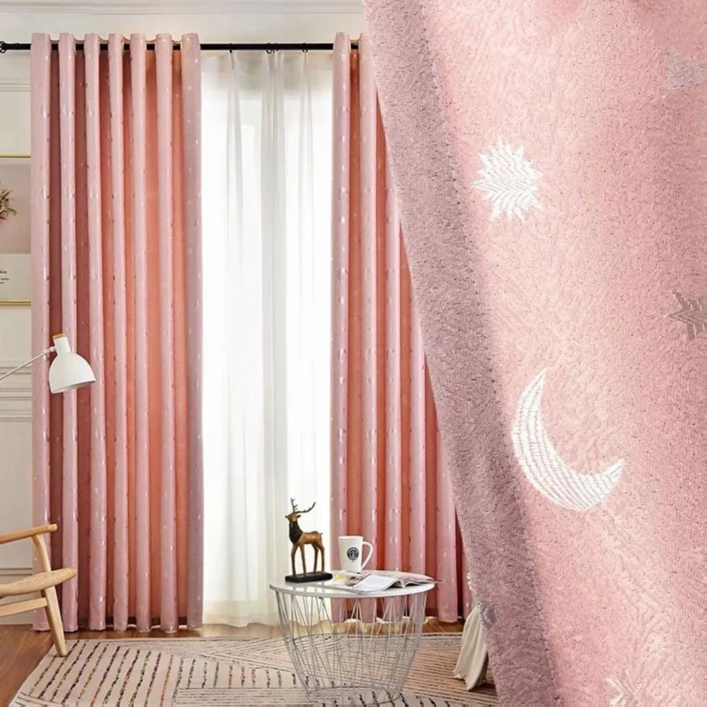 Foulola: Linen Style Polyester Brushed Jacquard Curtain supplier