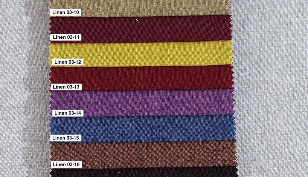 Foulola News:Plain Linen Cotton Sofa Fabric, Linen - 03 details