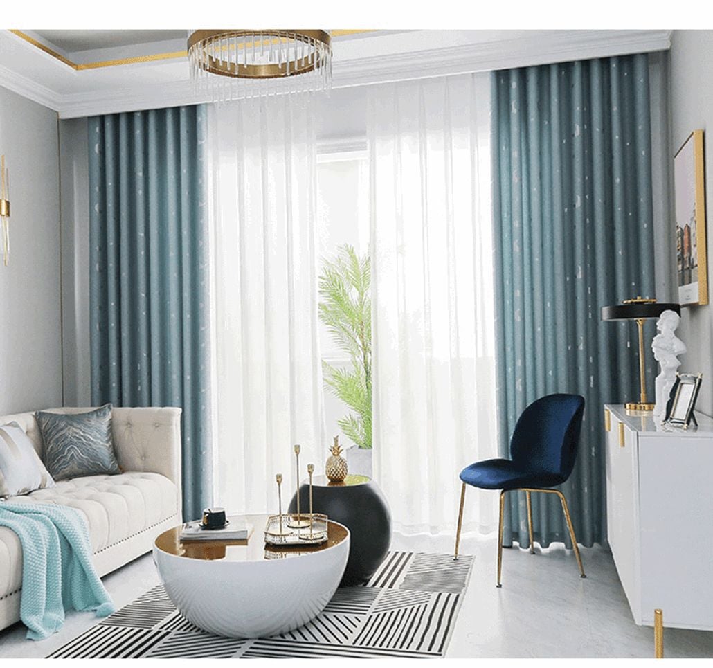 Foulola: Linen Style Polyester Brushed Jacquard Curtain factory