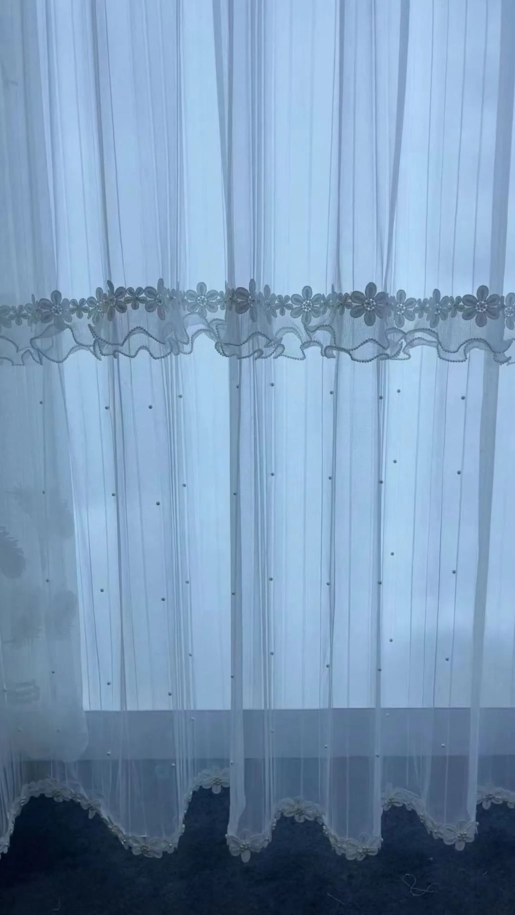 Foulola News:GDBLK/JLZZ/JSNH/QCZC/QJBM/YPMLM#Embroidery Sheers manufacture