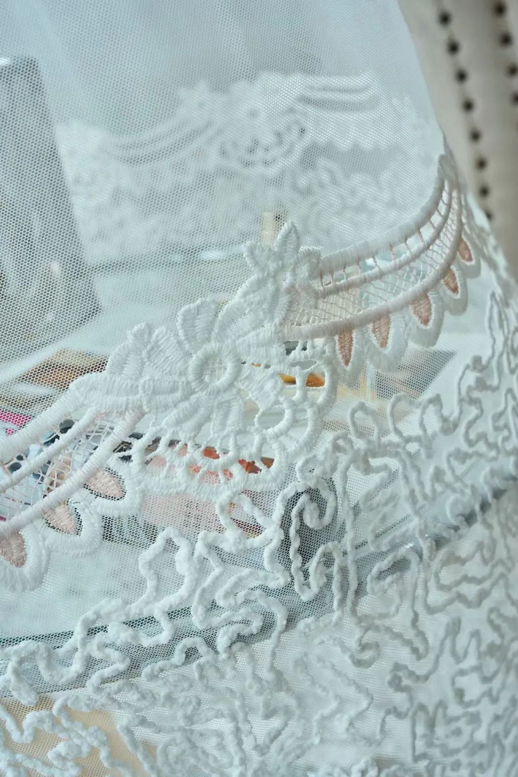 Foulola News: ALGZ/YDQL/XXQ/XKDD/HHC/FDFHRL#Embroidery Sheers details