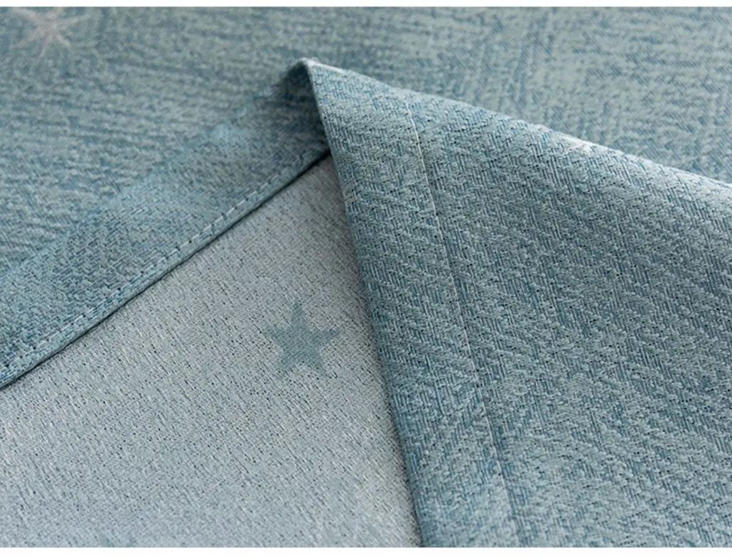Foulola: Linen Style Polyester Brushed Jacquard Curtain factory