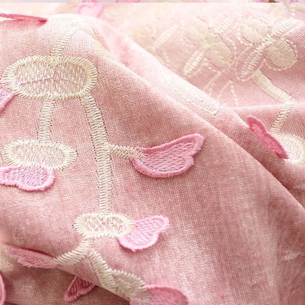 Foulola: X-2021 Series High Grade Embroidery Curtain with Sheers details
