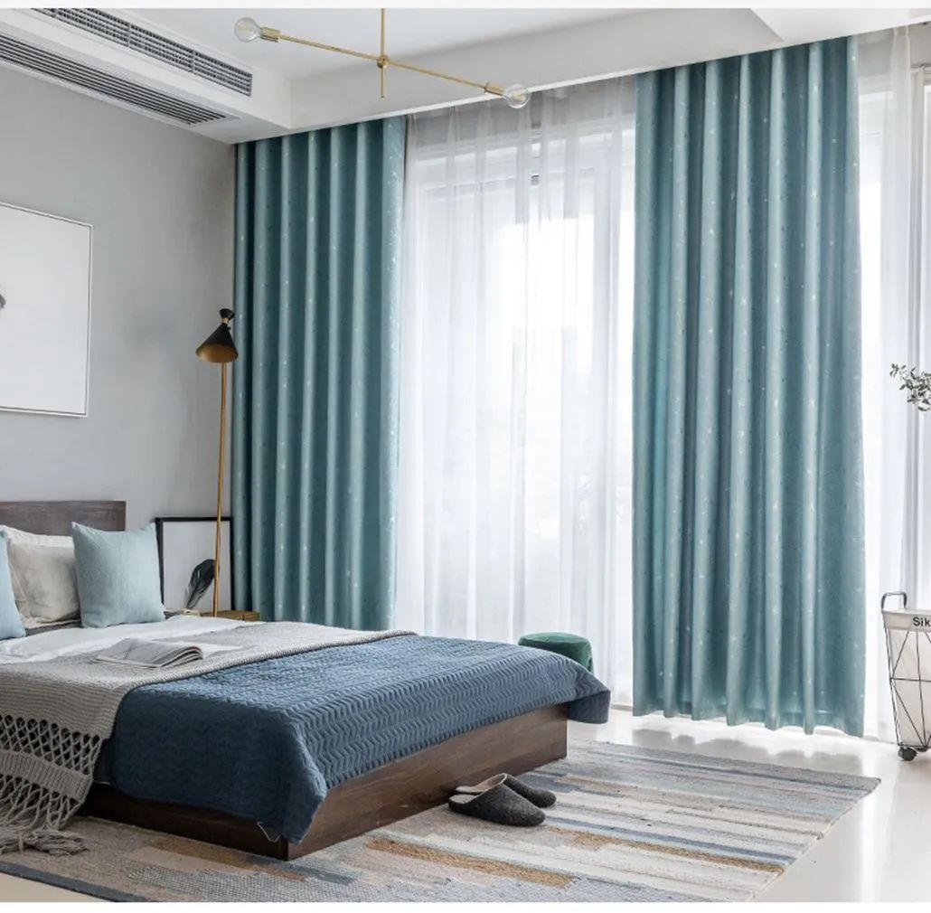 Foulola: Linen Style Polyester Brushed Jacquard Curtain factory
