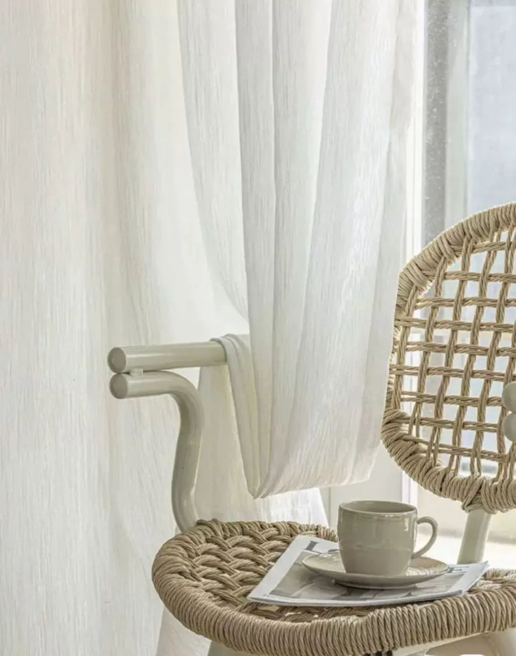 Foulola News:LJS /YHS/NYYMS# Sheer Curtain factory