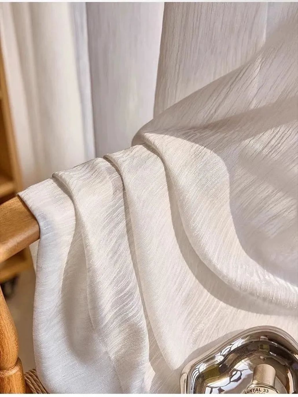 Foulola News:LJS /YHS/NYYMS# Sheer Curtain factory