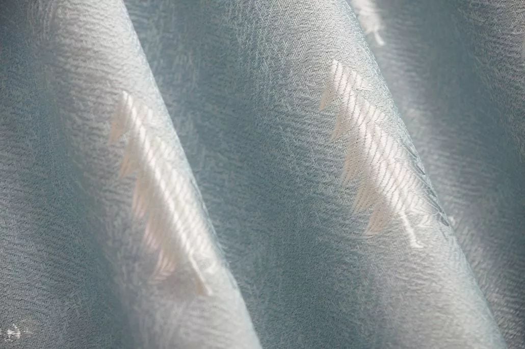 Foulola: Linen Style Polyester Brushed Jacquard Curtain details