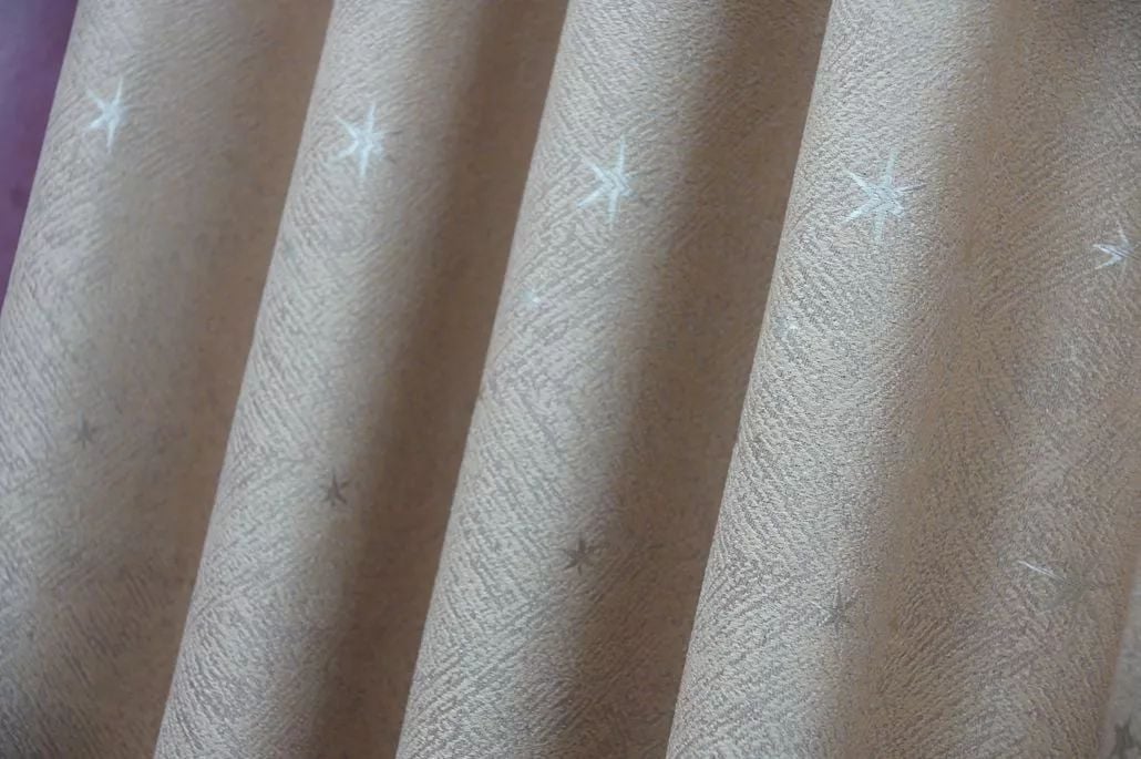 Foulola: Linen Style Polyester Brushed Jacquard Curtain factory