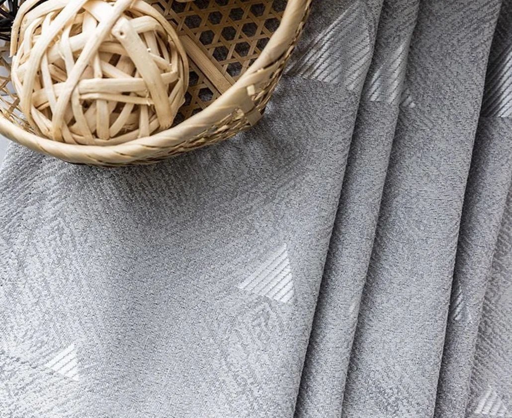 Foulola: Linen Style Polyester Brushed Jacquard Curtain details