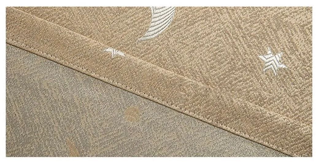 Foulola: Linen Style Polyester Brushed Jacquard Curtain details