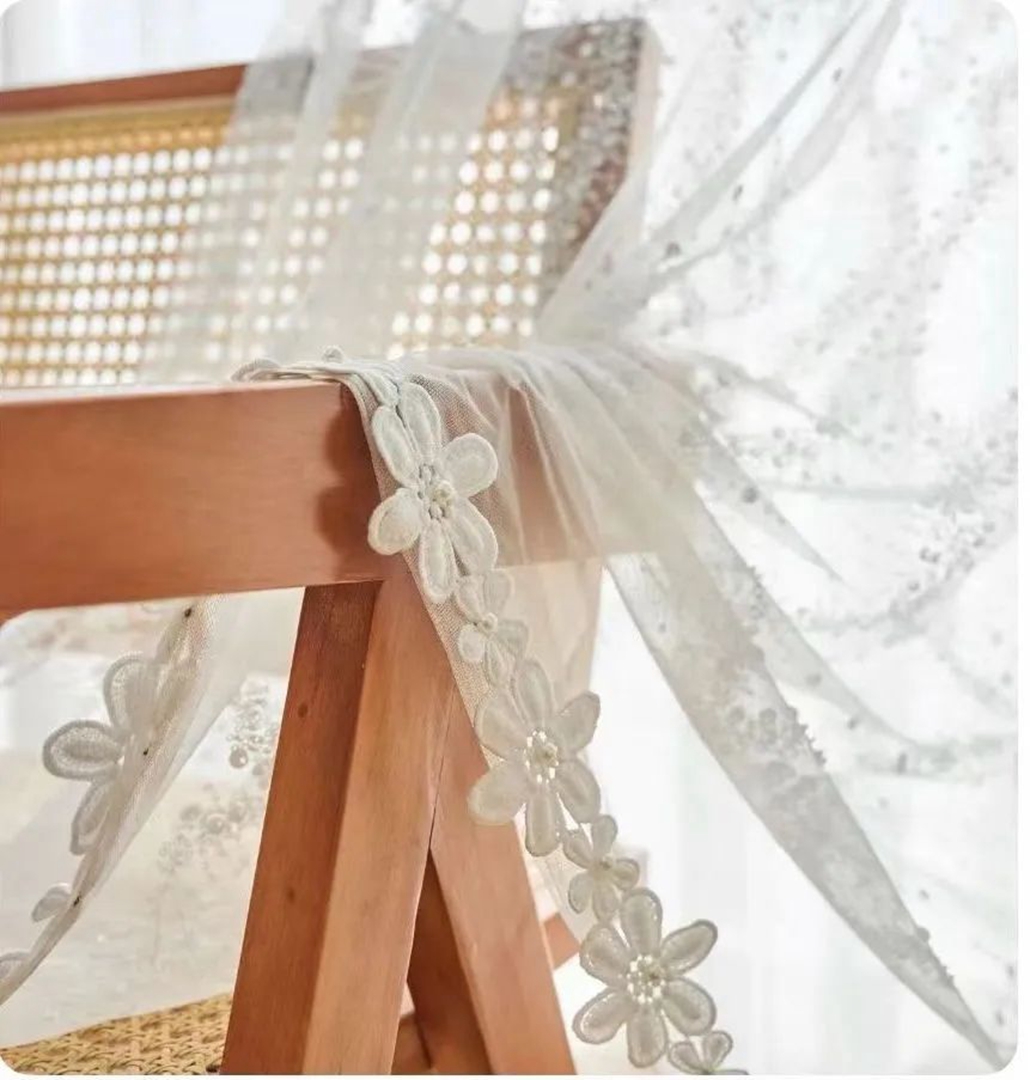 Foulola News:GDBLK/JLZZ/JSNH/QCZC/QJBM/YPMLM#Embroidery Sheers factory
