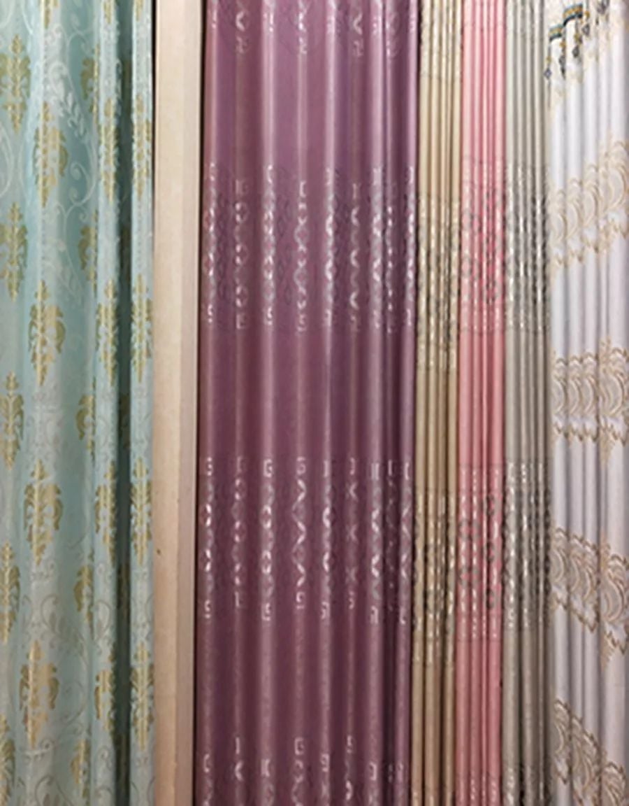 Foulola New Cheap Price Series: Jacquard Cheap Blackout Curtain supplier