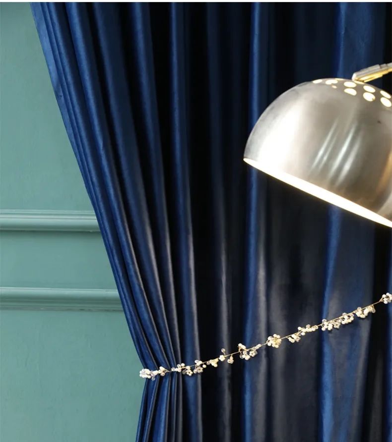 Foulola:120#Series Blackout dutch holland Velvet Curtain manufacture