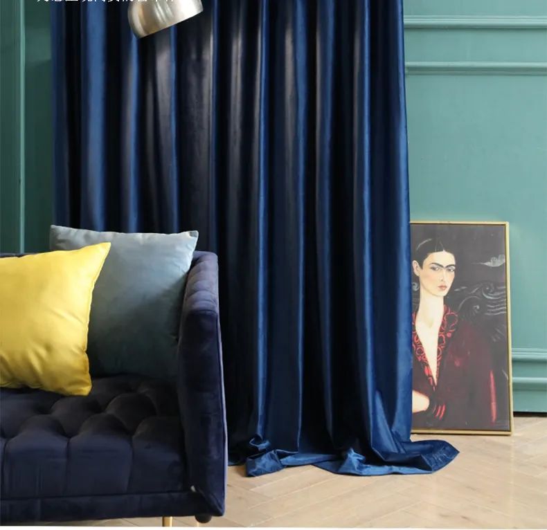 Foulola:120#Series Blackout dutch holland Velvet Curtain factory