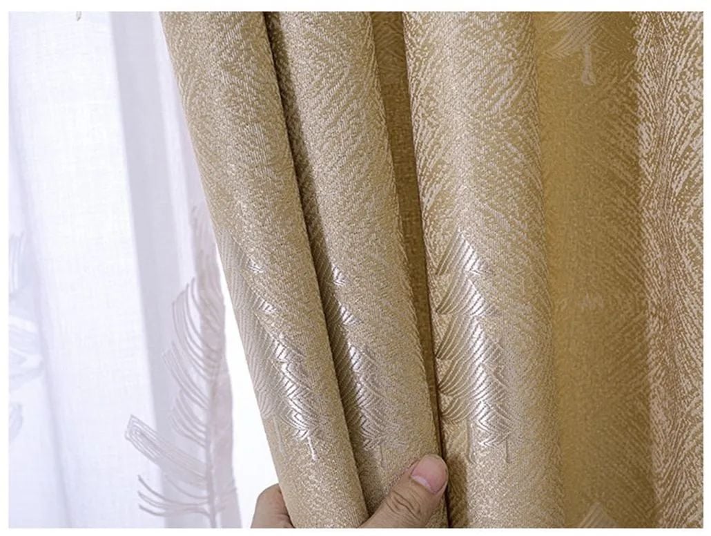 Foulola: Linen Style Polyester Brushed Jacquard Curtain factory