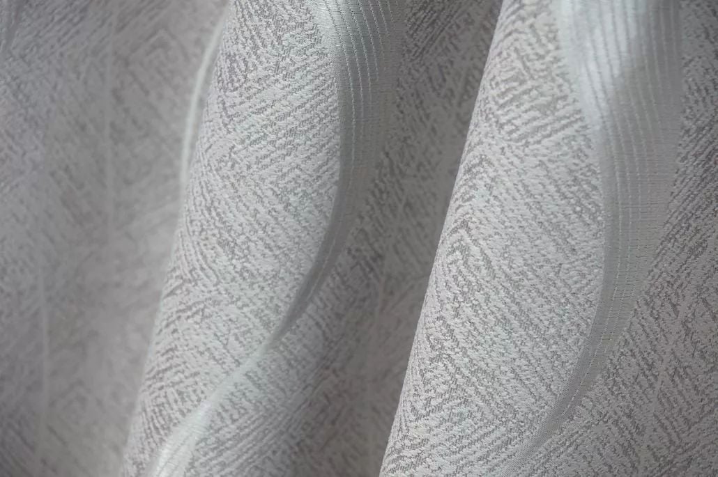 Foulola: Linen Style Polyester Brushed Jacquard Curtain supplier