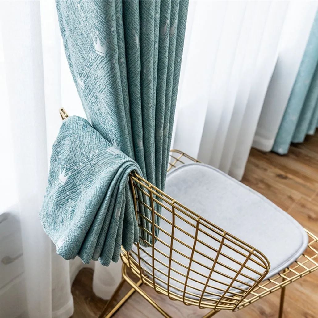 Foulola: Linen Style Polyester Brushed Jacquard Curtain supplier