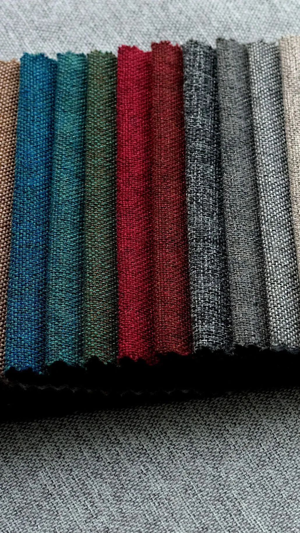Foulola News:Plain Linen Cotton Sofa Fabric, Linen-04 factory