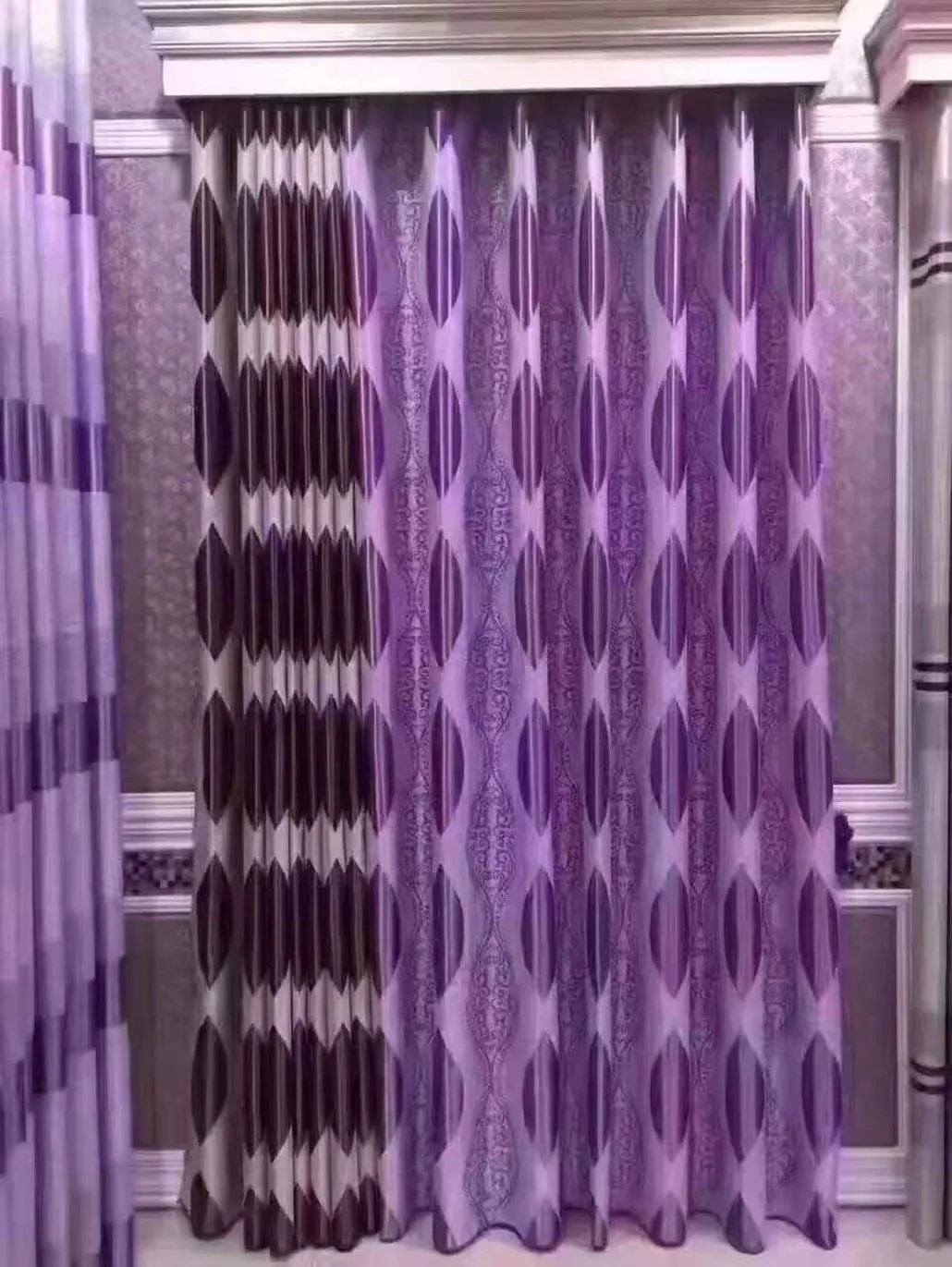 Foulola New Cheap Price Series:JacquardBlackout Curtain 2.8/3.2m factory